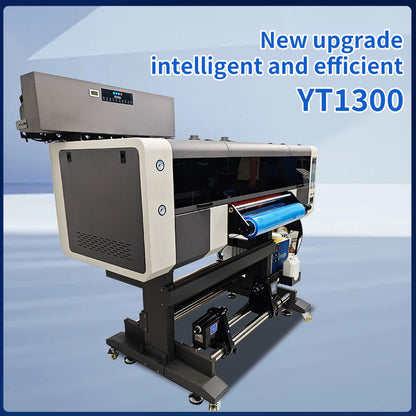 Hot Sale Dual Power Retractable UV DTF Printer | 60cm Roll to Roll Crystal Label Printing Machine